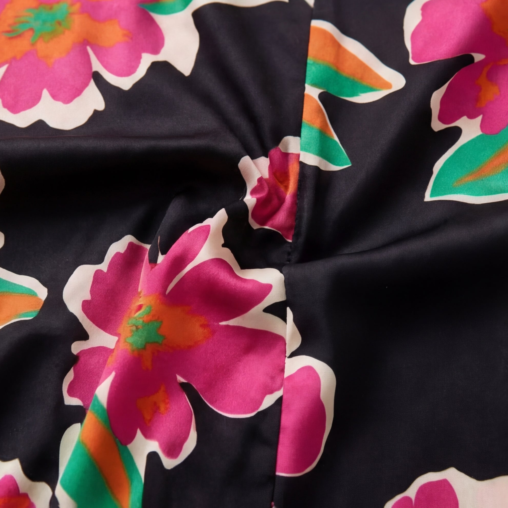The Midnight Tropic Cowl-Neck Midi