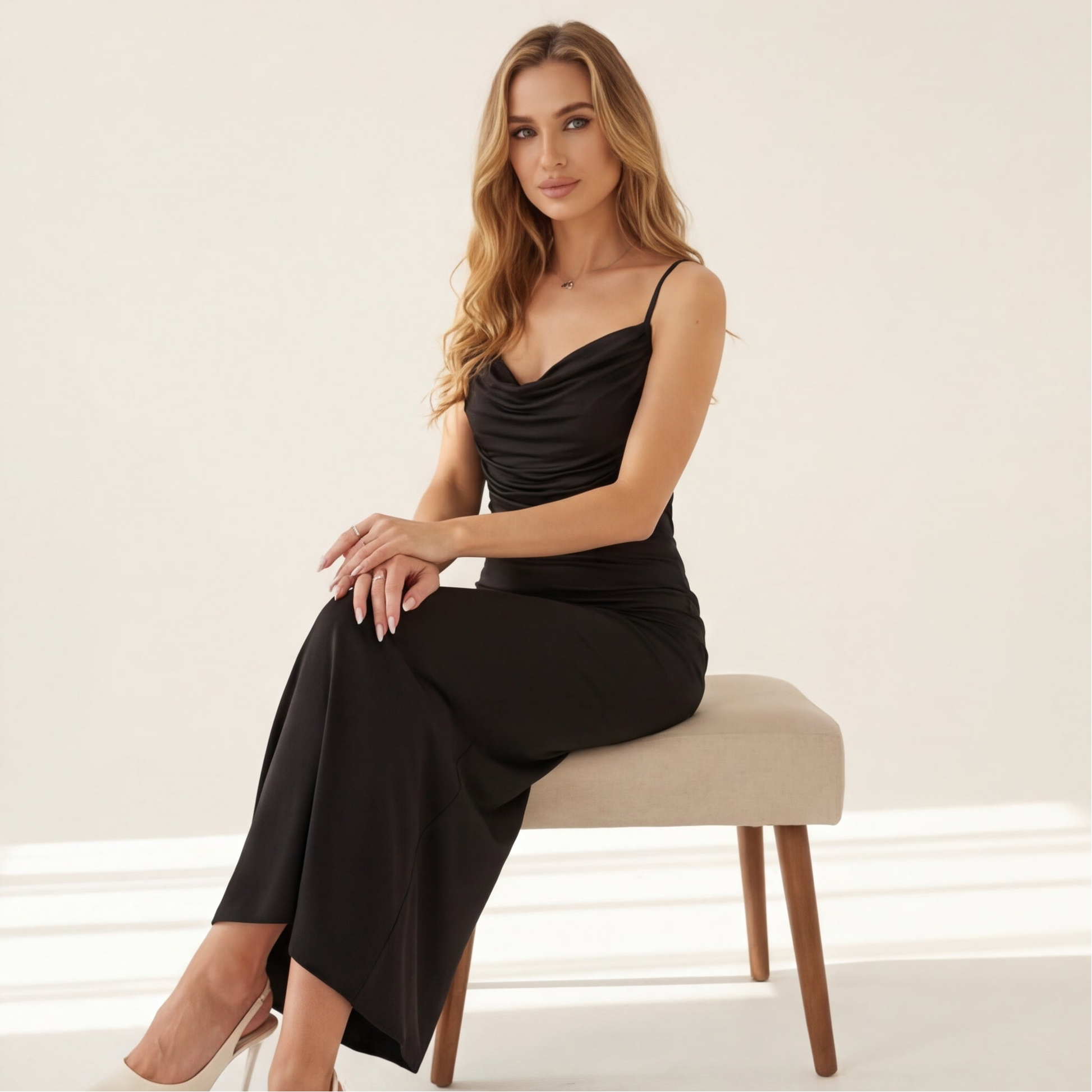 The Zenith Draped Dress