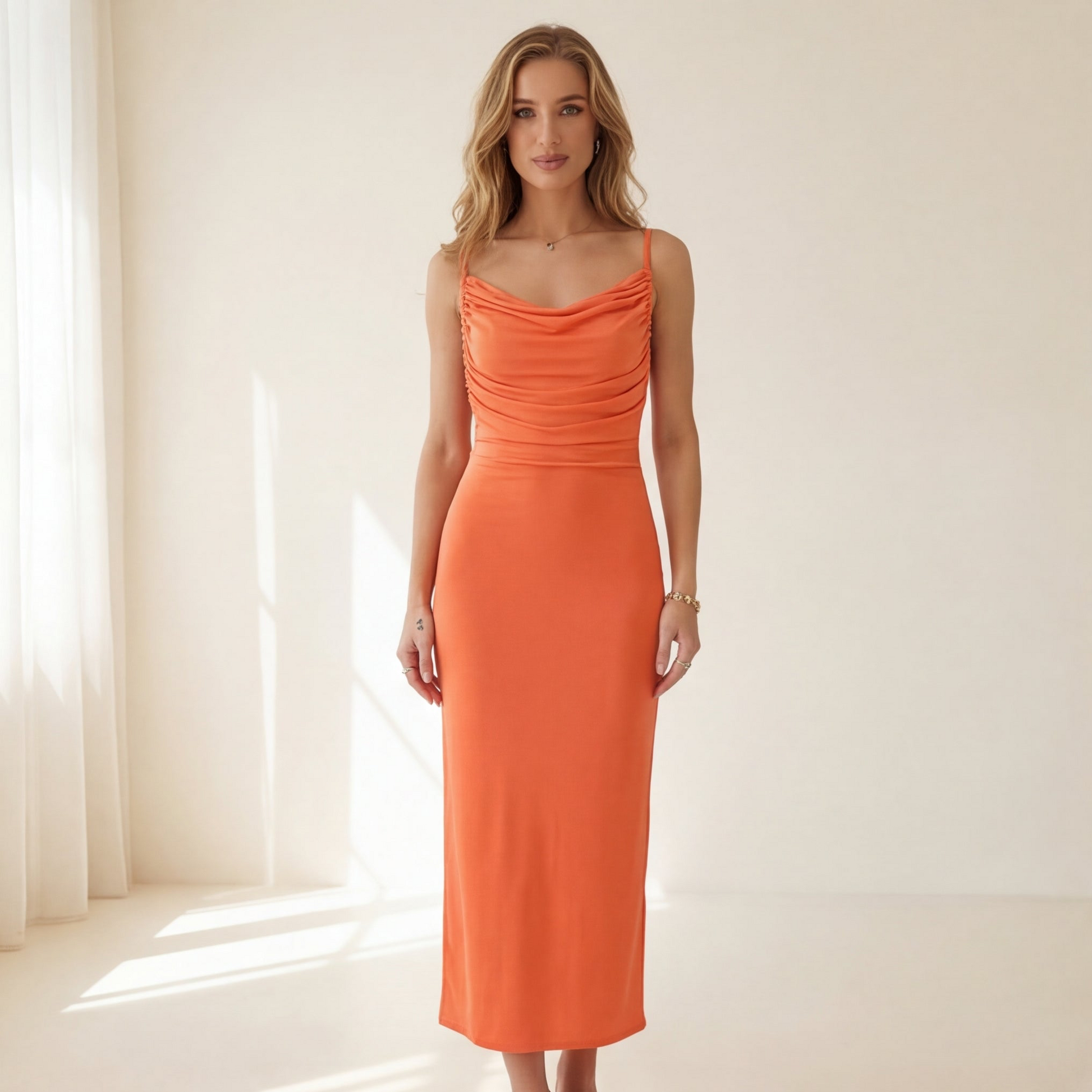 The Zenith Draped Dress
