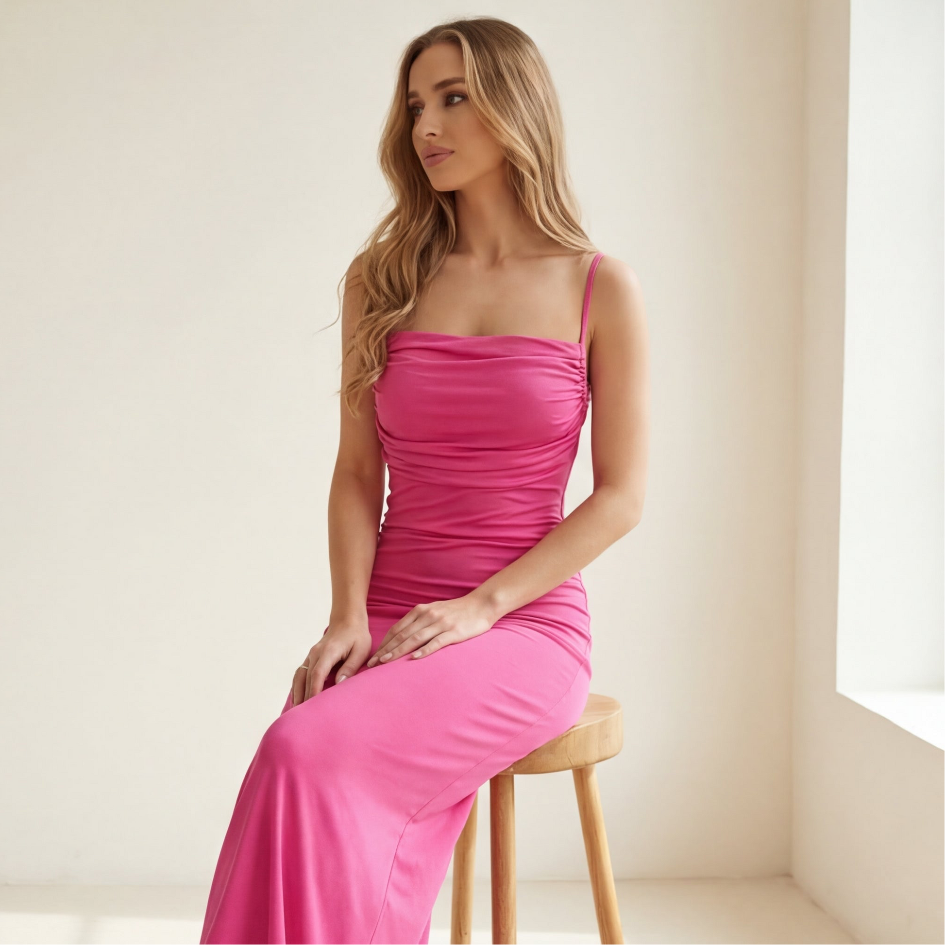 The Zenith Draped Dress