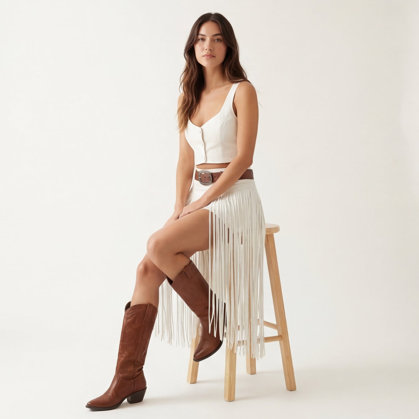 The Nashville Fringe Movement Skirt