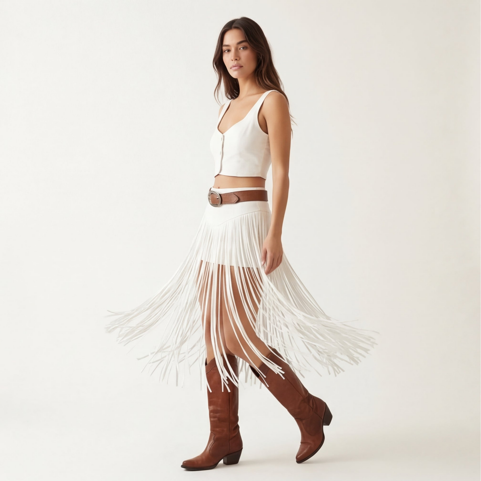 The Nashville Fringe Movement Skirt