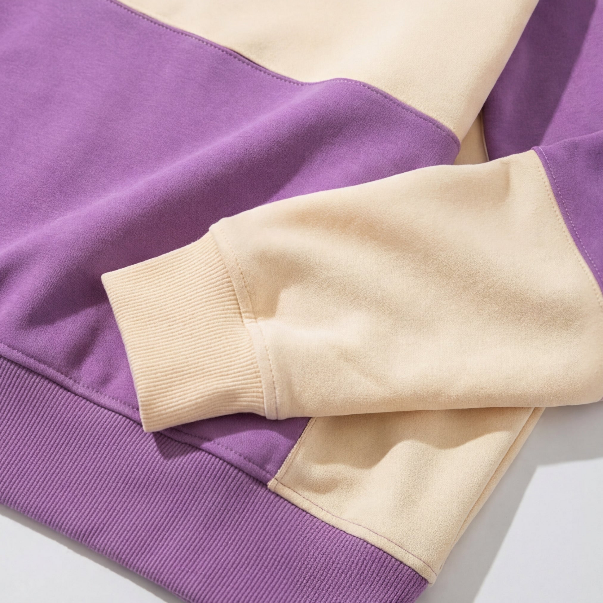 Tri-Tone Relaxed Pullover